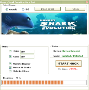 Hungry Shark Evolution Hack Tool